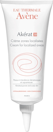 Avène Akerat 30 Crème Zones Localisées 100ml | Eczema - Psoriasis - Squames