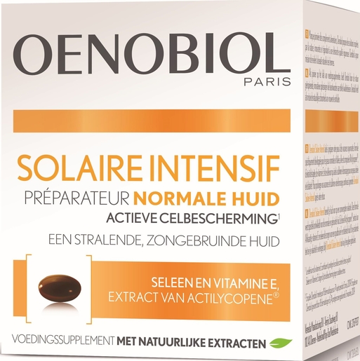 Oenobiol Solaire Intensif 30 Capsules | Zon - Bruinen