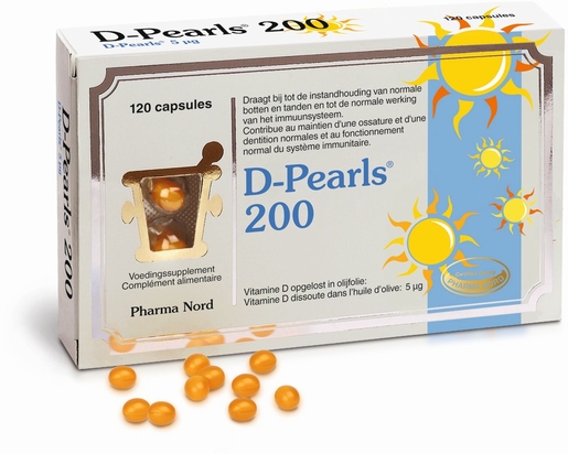 D-Pearls 200 120 Capsules | Vitamines D