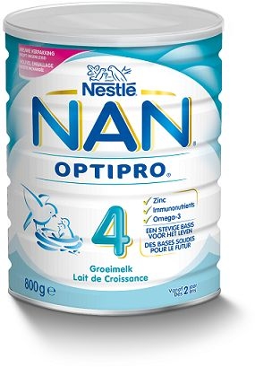 Nan Optipro 4 Lait Croissance Nestlé Poudre 800g | Laits 3eme âge