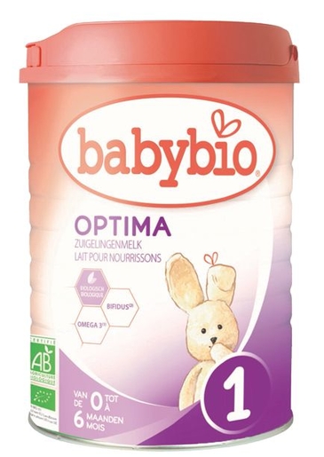 Babybio Optima 1 Zuigelingenmelk Bio Bifidus 0-6M 900g | Melk 1ste leeftijd