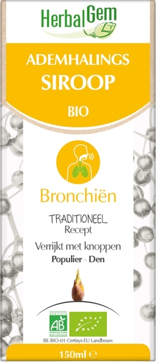 Herbalgem Ademhalingssiroop BIO 150ml | Bioproducten
