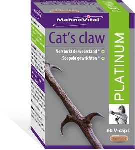 Mannavital Cats Claw Platinum 60 Capsules