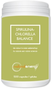 Spirulina Chlorella Balance Natural Energy 500 Capsules