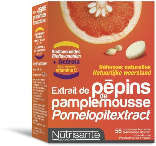 Extrait Pépins Pamplemousse 56 Comprimés | Défenses naturelles - Immunité