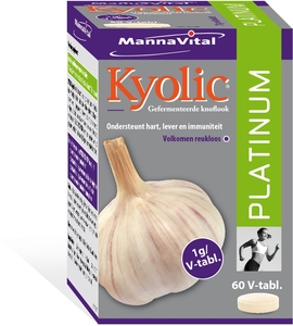 Mannavital Kyolic Platinum Ail Fermenté 60 Comprimés