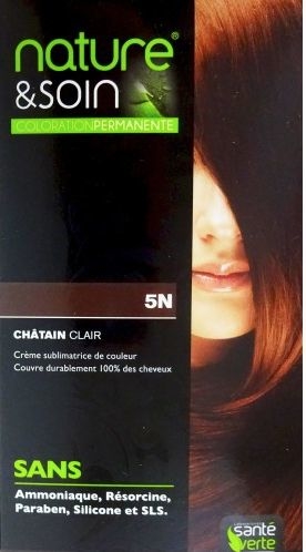 Nature&amp;Soin Coloration Permanente Chatain Clair 129ml | Coloration