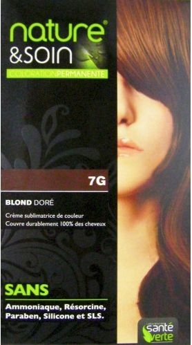 Nature&amp;Soin Coloration Permanente Blond Doré 129ml | Coloration