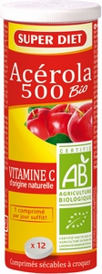 Super Diet Acerola 500 Bio 12 Comprimés à Croquer