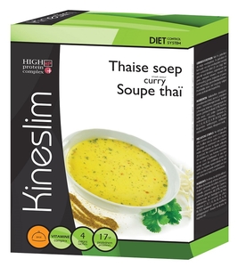 Kineslim Soupe Thai Curry Poudre 4x25g