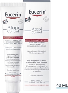 Eucerin AtopiControl Crème Calmante Intensive Peau Sèche à tendance Atopique Tube 40ml
