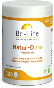 Be-Life Natur-D 800 200 Gélules