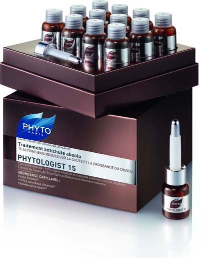 Phytologist 15 Traitement Antichute Absolu 12 x 3,5ml Fioles | Chute des cheveux