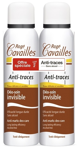 Rogé Cavaillès Deo Soin Invisible Spray Duo 2x150ml (2ème produit à - 50%) | Déodorants classique