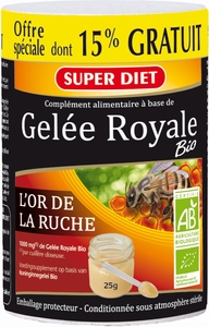 SuperDiet Gelée Royale Bio 25g (15% gratis)