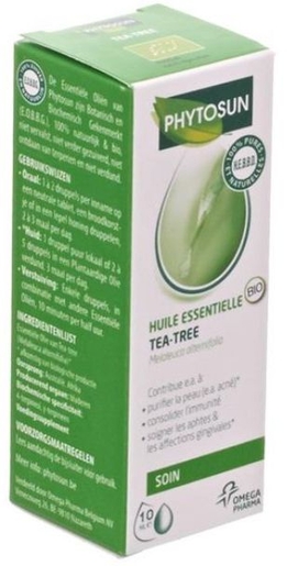 Huile essentielle tea tree Bio - Phytosun - 10ml | Produits Bio