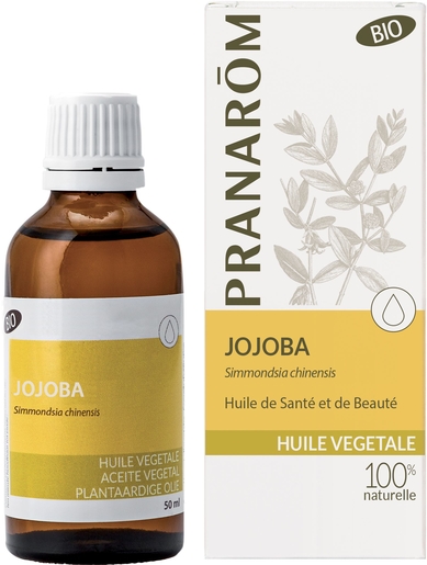 Pranarôm Jojoba Huile Végétale Bio 50ml | Hydratation - Nutrition