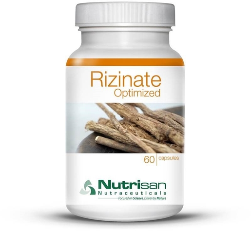 Nutrisan Optimized Rizinate 60 Capsules | Digestion - Transit