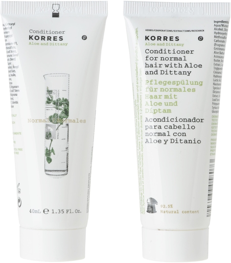 Korres Après-Shampooing Hydratant Aloes &amp; Dictame 40ml | Beauty to Go