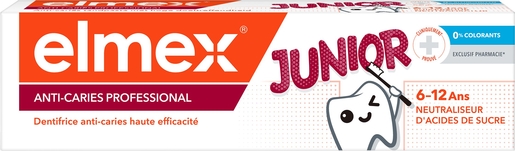 Elmex Anti Caries Professional Junior 75ml | Dentifrice - Hygiène dentaire