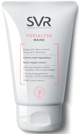 SVR Topialyse Crème Mains 50ml | Mains Hydratation et Beauté