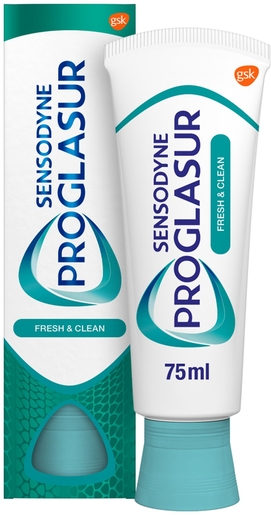 Sensodyne ProGlasur Multi-Action Fresh &amp; Clean 75ml | Dentifrice - Hygiène dentaire