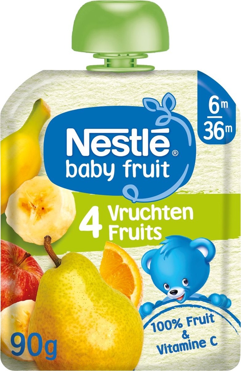 Nestle Naturnes 4 Fruits 90g Alimentation