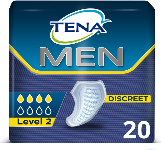 TENA Men Niveau 2  - 20 pièces | Protections Anatomiques