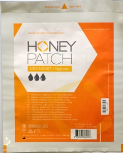 HoneyPatch Mini-Moist Pansement Alginate Stérile 5 x 5 cm
