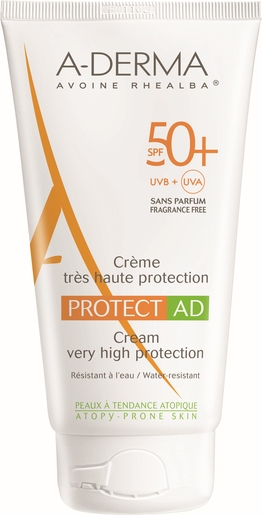 A-Derma Protect AD Crème IP50+ 150ml | Crèmes solaires