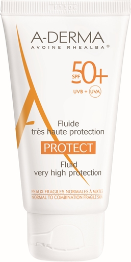 A-Derma Protect Fluide IP50+ 40ml | Protection visage