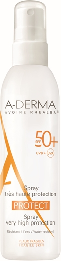 A-Derma Protect Spray IP50+ 200ml | Crèmes solaires