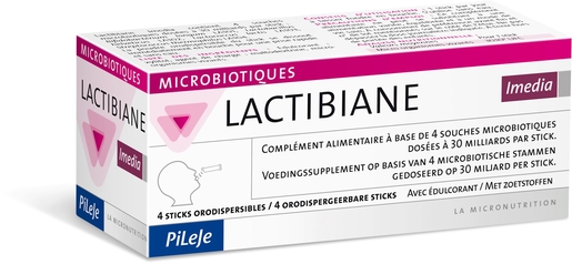 Lactibiane Imedia 4 Sticks | Probiotiques - Prébiotiques