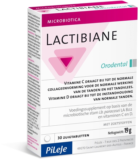 Lactibiane Buccodental 30 Comprimés | Probiotiques - Prébiotiques