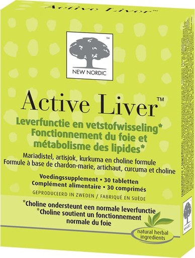 New Nordic Active Liver 30 Comprimés | Foie