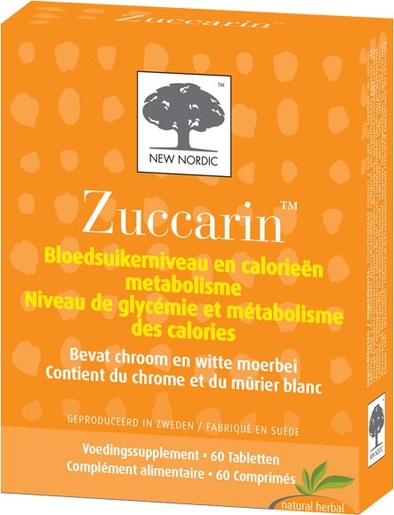 New Nordic Zuccarin 60 Comprimés | Glycémie - Sucre