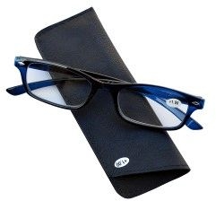 Pharmaglasses Lunettes Lecture Dioptrie +3.50 Dark Blu