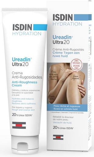 ISDIN Ureadin Ultra 20 Crème Anti-Rugosités 100ml | Hydratation - Nutrition