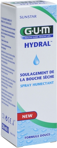 GUM Hydral Spray Buccal Humectant 50ml | Sécheresse