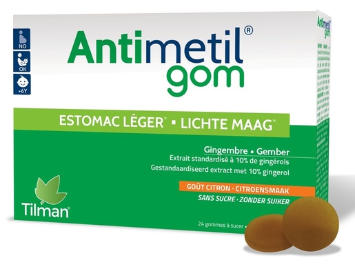 Antimetil 24 Gommes | Digestion - Transit