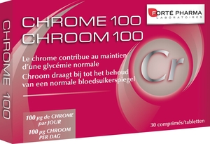 Chrome 100 30 Comprimés