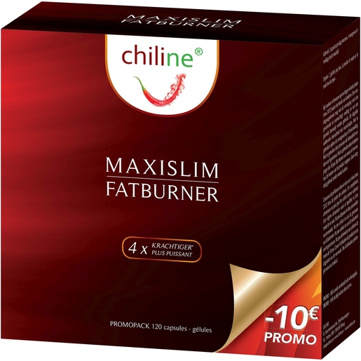 Chiline Maxi-Slim FatBurner 120 Capsules (remise de 10 euros) | Minceur et perte de poids
