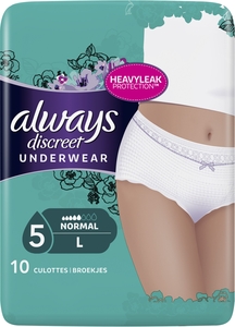 Always Discreet Normal Pants L Taille Basse 10