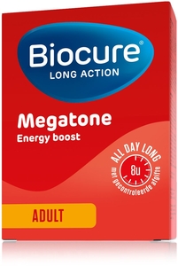 Biocure Long Action Megatone Energy Boost 60 Comprimés