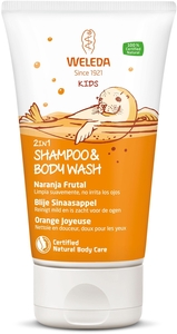 Weleda Enfants Shampooing &amp; Bodywash 2en1 Orange Joyeuse 150ml