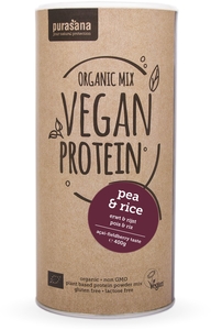 Purasana Organic Mix Vegan Protein Bio Pea-Rice (acai-fieldberry) 400g