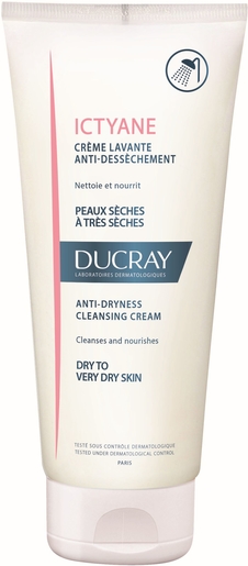 Ducray Ictyane Creme Lavante Anti-Dessèchement 200ml | Shampooings