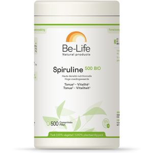 Be-Life Spiruline 500 Bio 500 Comprimés