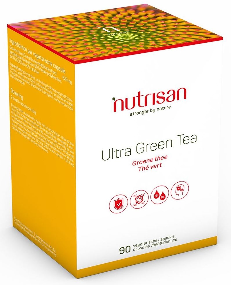 Nutrisan Ultra Green Tea 90 Capsules Nieuwe Formule Antioxidanten