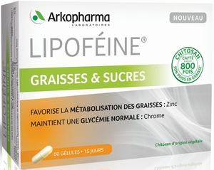 Lipoféine Graisses et Sucres 60 Capsules